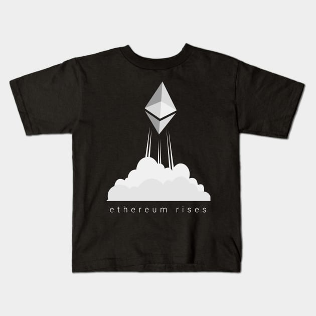 Ethereum rises Kids T-Shirt by mangobanana